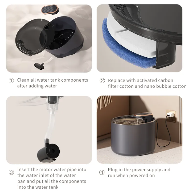 Velunari Automatic Cat Water Fountain
