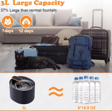 Velunari Automatic Cat Water Fountain